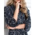 Халат из тканой вискозы Mia-Amore LEANA 5313, Цвет: темно-синий, Размеры: 2XL/3XL, изображение 3