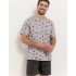 Пижама мужская с шортами Taro 3391 ARCHIE, Цвет: светло-серый/черный, Размеры: L
