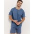 Пижама мужская с шортами Taro 3400/3401/3402 NICK, Цвет: джинс, Размеры: 3XL