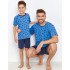 Пижама для мальчиков с шортами Taro 2945/2946/2951 WILLIAM, Цвет: синий, Размеры: 146, изображение 2