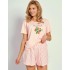 Женская хлопковая пижама Taro 3322 DARCIE, Цвет: персиковый, Размеры: M