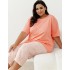 Пижама женская с бриджами Taro 3323/3375/3376 ELOISE, Цвет: персиковый, Размеры: XL, изображение 3