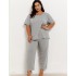 Женская пижама с брюками Taro 3325/3368 MEG, Цвет: серый, Размеры: L, изображение 4