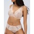 Кружевной бюстгальтер бралетт Alles CREME BRULEE M bralette, Цвет: бежевый, Размеры: 70E, изображение 4