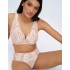 Кружевной бюстгальтер бралетт Alles CREME BRULEE M bralette, Цвет: бежевый, Размеры: 70E, изображение 5