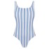 Полосатый слитный купальник Esotiq 42833 MALLORC, Цвет: синий/белый, Размеры: L, изображение 4