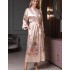 Длинный шелковый халат Mia-Amore ADAGIO 4539, Цвет: жемчужный, Размеры: 2XL/3XL Длинный шелковый халат Mia-Amore ADAGIO 4539, Цвет: жемчужный, Размеры: 2XL/3XL