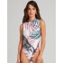 Купальник с открытой спиной Cosita Linda 25107M REFINED RESORT, Цвет: мульти, Размеры: L