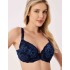 Бюстгальтер пуш-ап Elli 8040 темно-синий, Цвет: темно-синий, Размеры: 75B, изображение 2