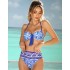 Купальник бандо с высокими плавками Lilly FL161, Цвет: мультиколор, Размеры: 75B