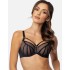 Бюстгальтер с мягкой чашкой Orhideja 129-000 черный-пион, Цвет: черный-пион, Размеры: 70K, изображение 3