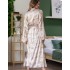 Длинный шёлковый халат Mia-Amore SIMFONIA 4619, Цвет: бежевый, Размеры: 4XL/5XL, изображение 2