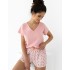 Хлопковая пижама с шортами Sensis NIKOLETA, Цвет: розовый, Размеры: L