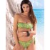Пляжный купальник бандо Sielei ZEBRA ZB25 lime, Цвет: lime (лайм), Размеры: 90B