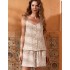 Комплект топ и шорты из муслина Mia-Amore CAMILA 5412, Цвет: латте, Размеры: S
