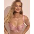 Бюстье с розовой вышивкой Kinga FRENCH FLOWERS 1204-SC, Цвет: розовый, Размеры: 90D, изображение 3