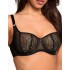 Мягкий бюстгальтер балконет Bella Misteria NORTH NUTA soft balconette, Цвет: чёрный, Размеры: 65E