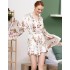 Укороченный шёлковый халат Mia-Amore VIKKI 4624, Цвет: молочный, Размеры: L/XL, изображение 4 Укороченный шёлковый халат Mia-Amore VIKKI 4624, Цвет: молочный, Размеры: L/XL, изображение 4