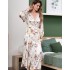 Длинный запашной халат Mia-Amore VIKKI 4639, Цвет: молочный, Размеры: L/XL, изображение 4 Длинный запашной халат Mia-Amore VIKKI 4639, Цвет: молочный, Размеры: L/XL, изображение 4