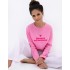 Хлопковая пижама с брюками Sensis MALAYA, Цвет: розовый, Размеры: M, изображение 2 Хлопковая пижама с брюками Sensis MALAYA, Цвет: розовый, Размеры: M, изображение 2