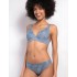 Комплект Sielei LACE PLUMETIS 77405 мягкая чашка + слипы denim, Цвет: denim (джинсовый), Размеры: 75C