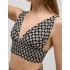 Пляжный топ Ysabel Mora ISLA DE SAL 86108, Цвет: чёрный/белый, Размеры: M, изображение 3