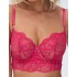 Кружевной бюстгальтер бюстье Alles EUPHORIC ROUGE M longline, Цвет: фуксия, Размеры: 65D