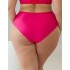 Высокие трусы слипы Kris Line JUICY high waist, Цвет: розовый, Размеры: 3XL, изображение 2