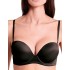 Бюстгальтер супер пуш-ап Lormar Double Extra ULTRASHINE nero, Цвет: nero (черный), Размеры: 70B, изображение 2