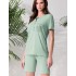Пижама с шортами Lormar SATEN 651327CO giada, Цвет: giada (зеленый), Размеры: M