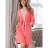Домашний трикотажный халат Mia-Amore MARIA 1723 коралл, Цвет: коралл, Размеры: L/XL, изображение 4