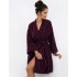 Банный халат Sensis INDIGO, Цвет: бордовый, Размеры: L/XL, изображение 2