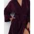 Банный халат Sensis INDIGO, Цвет: бордовый, Размеры: L/XL, изображение 4