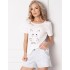Пижама с шортами Aruelle CATWOMAN WHITE, Цвет: белый, Размеры: XL