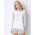 Пижама с шортами Aruelle DREAMY WHITE, Цвет: серый/белый, Размеры: M Пижама с шортами Aruelle DREAMY WHITE, Цвет: серый/белый, Размеры: M