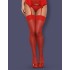 Чулки Obsessive S800 STOCKINGS красный, Цвет: красный, Размеры: S/M