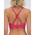 Бюстгальтер с вкладышами пуш-ап Alles EUPHORIC ROUGE P-UP, Цвет: фуксия, Размеры: 65C, изображение 2