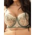 Мягкий бюстгальтер балконет Kris Line LULU half cup soft, Цвет: оливковый, Размеры: 75F