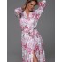 Длинный трикотажный халат Mia-Amore ABBEY 5559, Цвет: мультицвет, Размеры: L/XL