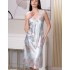 Длинная шелковая сорочка Mia-Amore GABRIEL 4524, Цвет: мультицвет, Размеры: 4XL