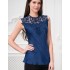 Блузка атласная без рукавов Mia-Amore MILAN 8325 синий, Цвет: синий, Размеры: XS Блузка атласная без рукавов Mia-Amore MILAN 8325 синий, Цвет: синий, Размеры: XS