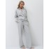 Домашний костюм с брюками Aruelle AVY SET, Цвет: светло-серый, Размеры: S, изображение 4