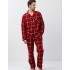 Пижама мужская из фланели Aruelle BENNY, Цвет: красный, Размеры: M, изображение 2