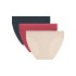Набор трусов Dim LES POCKETS COTON 4H00/3 бежевый/розовый/серый - 3 штуки, Цвет: бежевый/розовый/серы, Размеры: XXS/XS, изображение 2