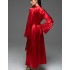 Длинный шёлковый пеньюар Mia-Amore MERLOT 4749 красный, Цвет: красный, Размеры: 2XL/3XL, изображение 3