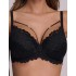 Бюстгальтер с пуш-ап вкладышами Ava FIESTA 2153 U P-UP black, Цвет: черный, Размеры: 80B