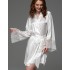 Халат из шёлка и кружева Mia-Amore ADELAIDA 4703 белый, Цвет: белый, Размеры: L/XL