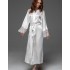 Длинный запашной халат Mia-Amore ADELAIDA 4709 белый, Цвет: белый, Размеры: S/M, изображение 4