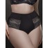Высокие трусы слипы Mioocchi AMANDA 8441 nero, Цвет: nero (черный), Размеры: 2XL