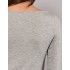 Кофта с вырезом-лодочкой Sielei TODAY 6014 grigio melange, Цвет: grigio melange (серы, Размеры: L, изображение 4